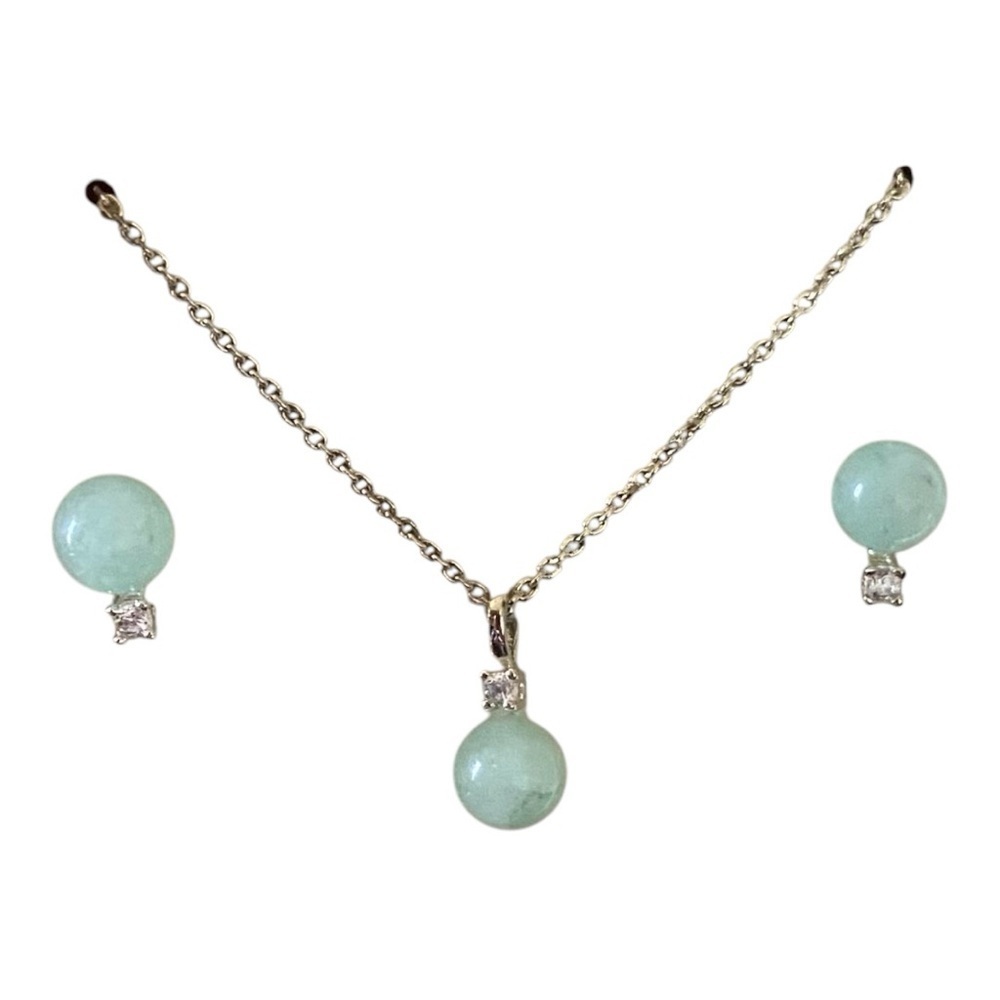 NWT-A NEW DAY-AVENTURINE JEWELRY SET